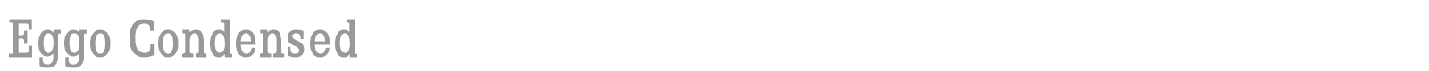 Eggo font preview